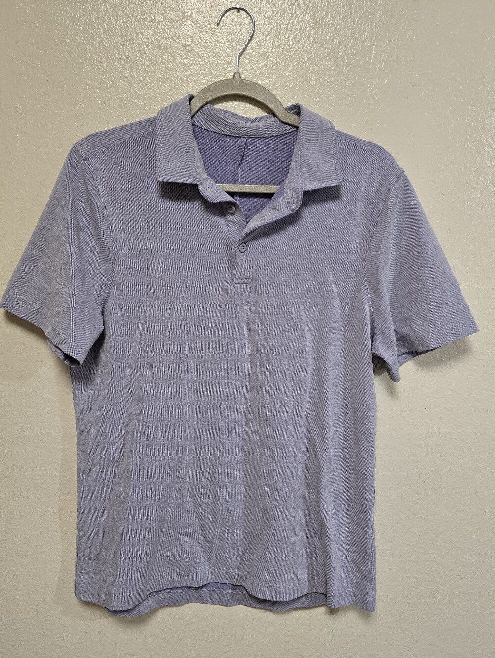 Lululemon Short Sleeve Polo Shirt Blue